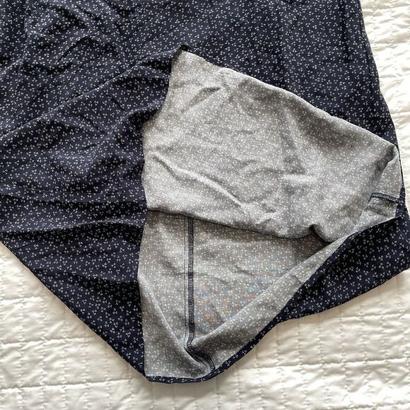 Old Navy Ditsy Floral Print 3/4 Sleeve Shift Dress Rayon Zipper Size Large - Picture 11 of 15